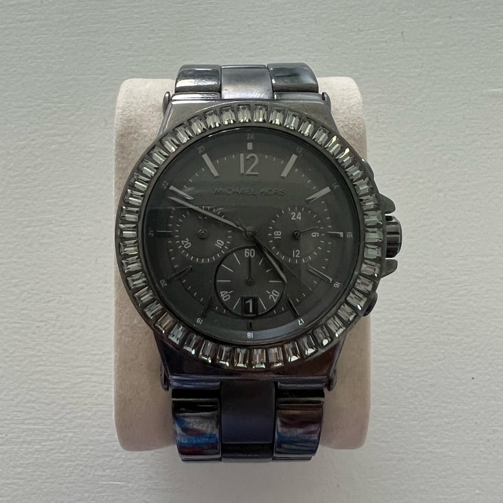 Gunmetal MK watch